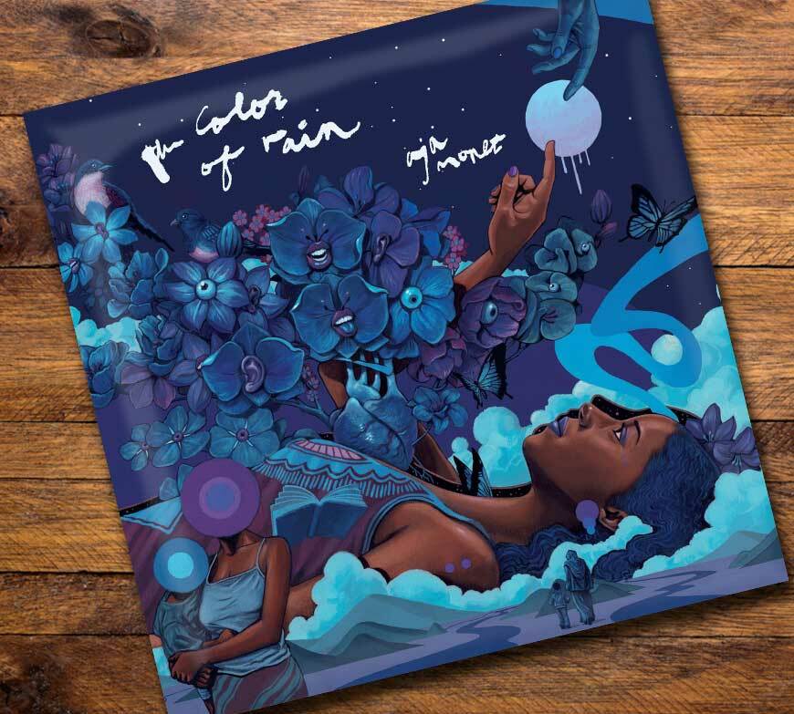 aja monet, the color of rain, album cover