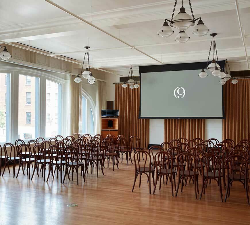 West Room theater setting